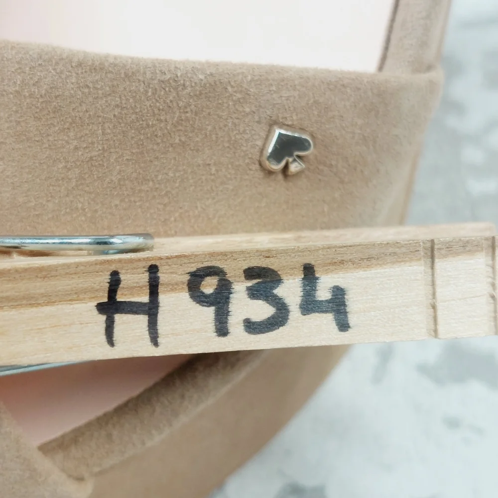 New Kate Spade Delia Tan High Heel Platform Sandal H934